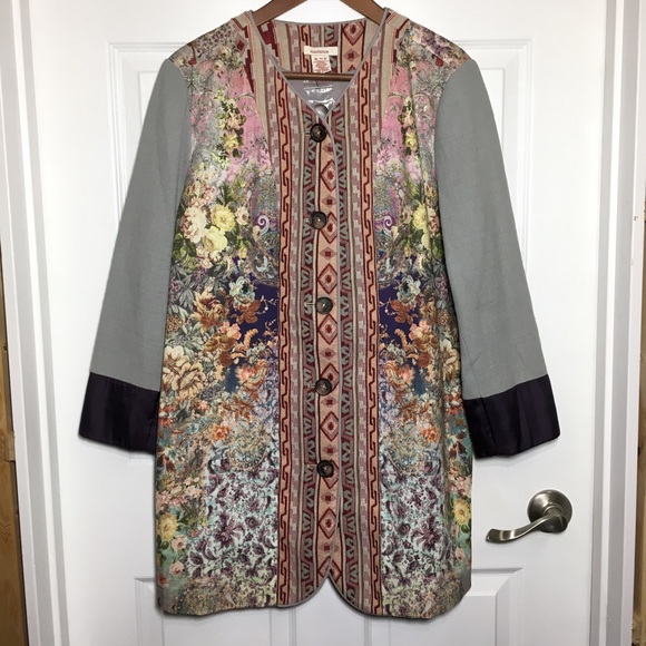 Sundance Jackets & Blazers - Sundance Catalog Floral Button Down Jacket